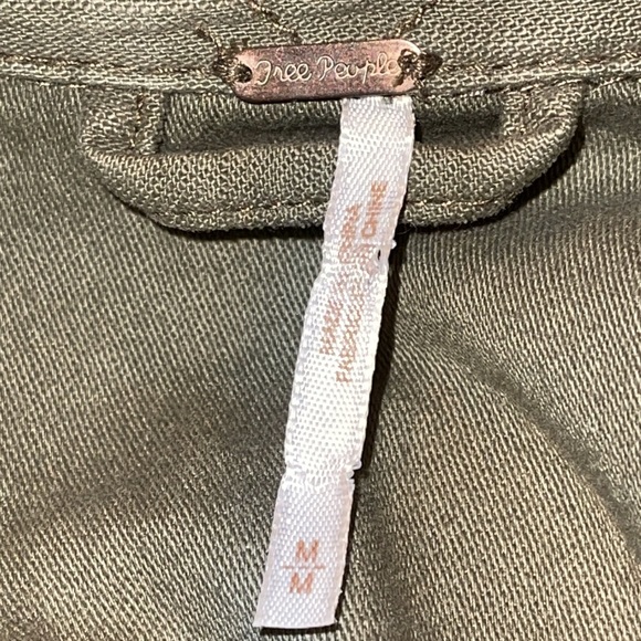 EUC FREE PEOPLE ARMY STYLE JACKET SZ MED - Picture 10 of 11
